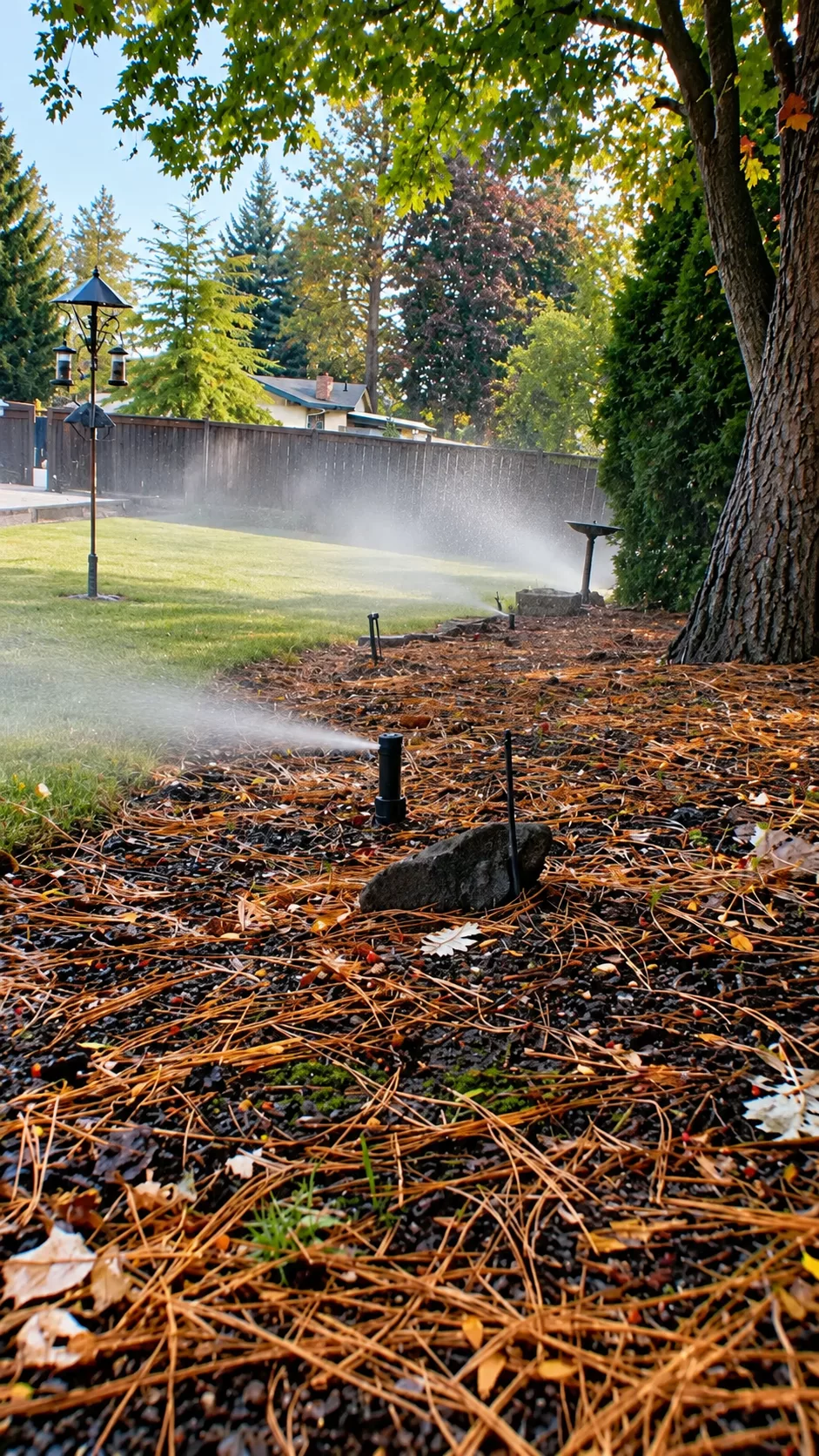 Fall sprinkler blowout by Spokane Greenscape