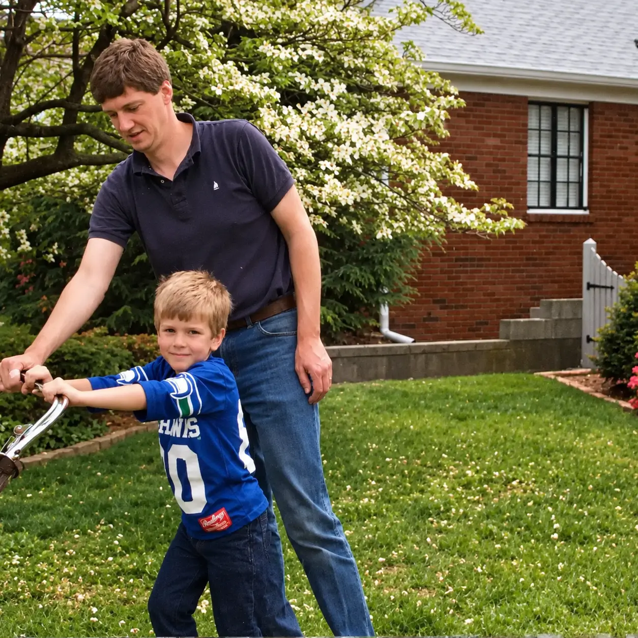 Jesse of Greenscape Landscaping and his dad